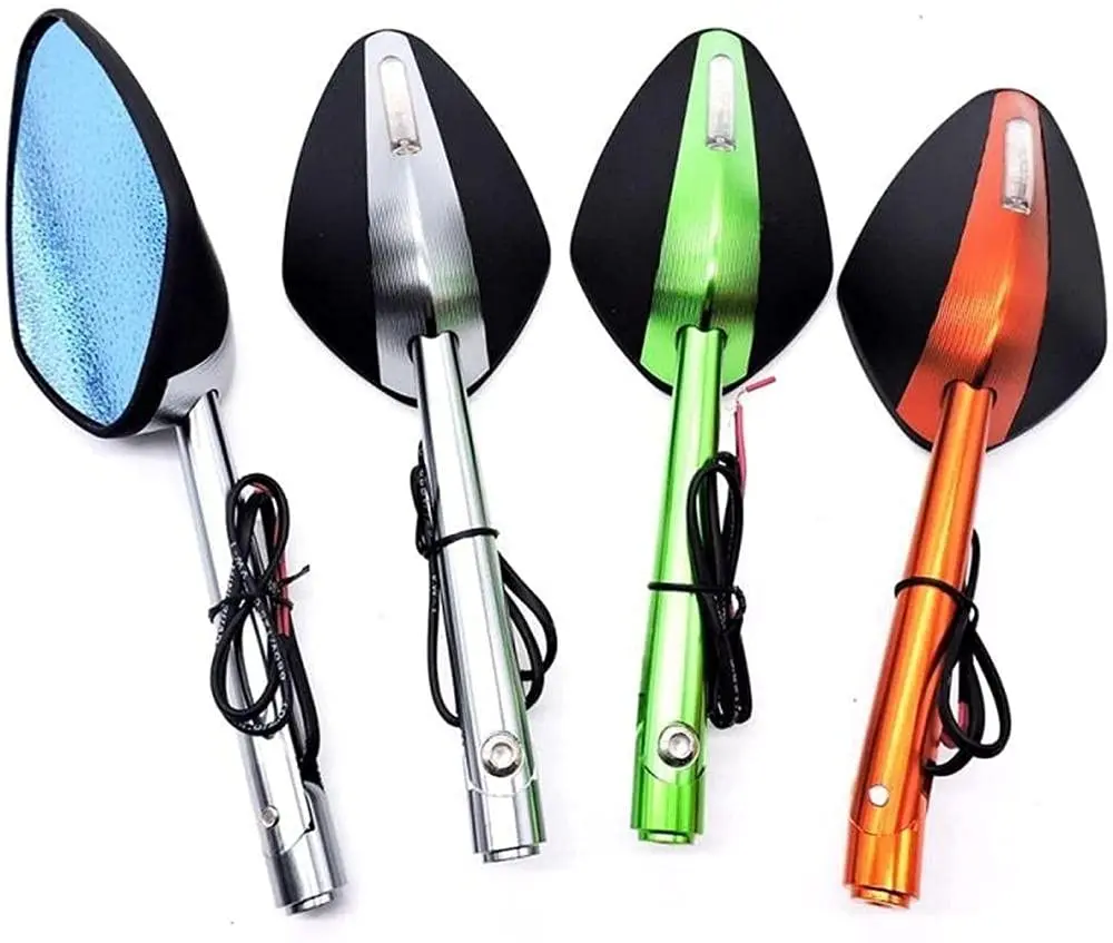 Motorcycle Rear View Mirror Motorrad For Most Motorbike Such As Street Bike/Atv/Dirt Bike/Bmx/Bicycle/Scooter Cnc Aluminum