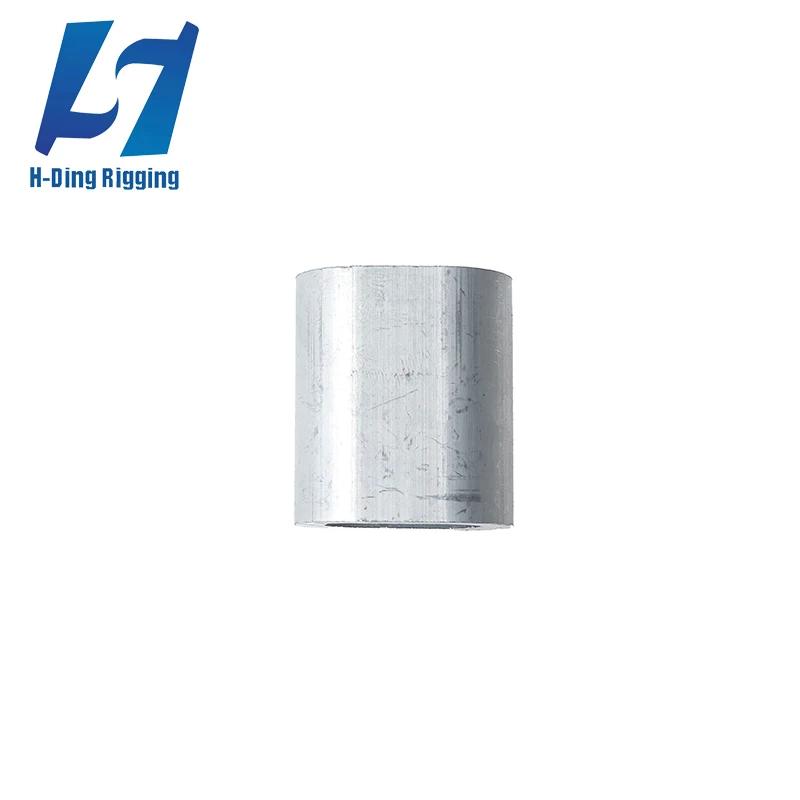 Wholesale China selling high quality rigging hardware products aluminum sleeve DIN3093 US 8 hourglass connecting wire ferrule