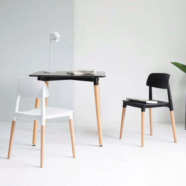 Nordic Fashion Dining Table And Chair Gifted Chair Simple Coffee Leisure Plastic Dining Chair