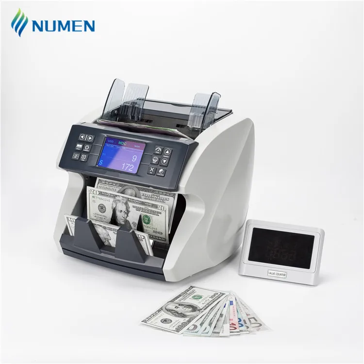 NUMEN SH-07C Bill Counter Mix Value Counting Machine Universal Money Counter Small Bill Counter with TFT Display