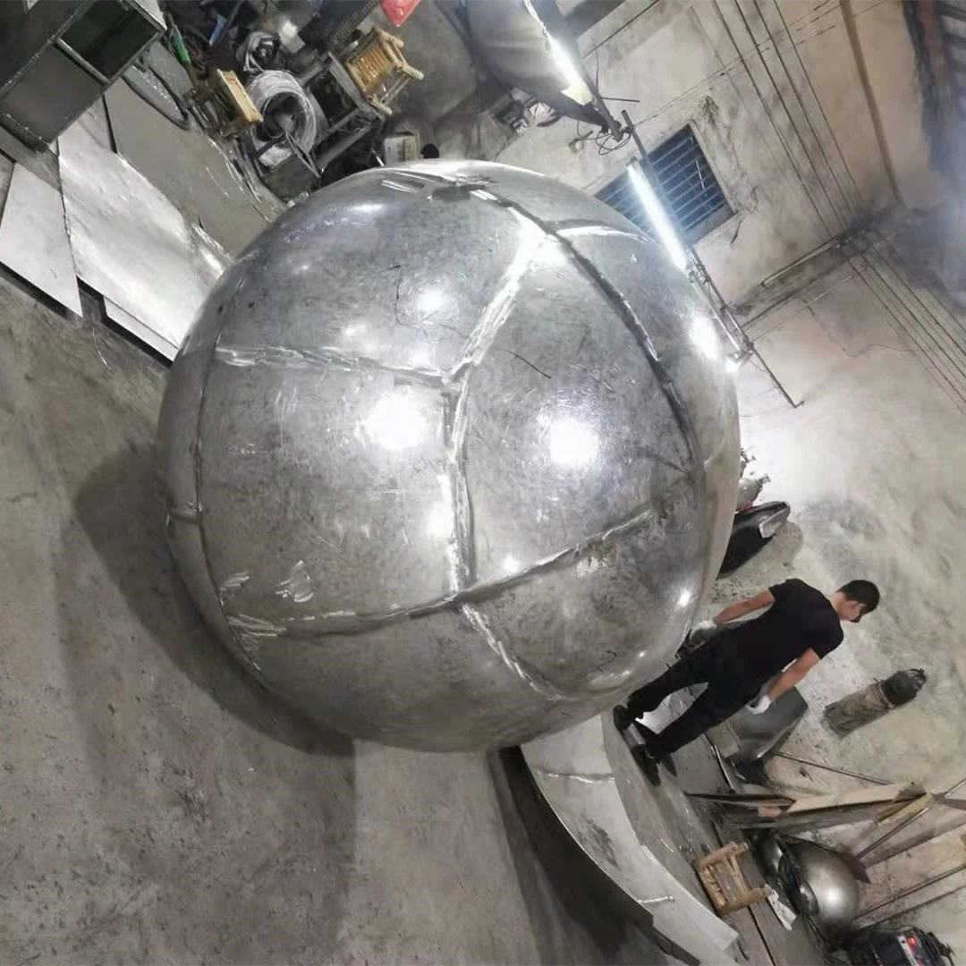 Large Metal Sphere 1 Meter 1.5 Meter Stainless Steel Metal Sphere