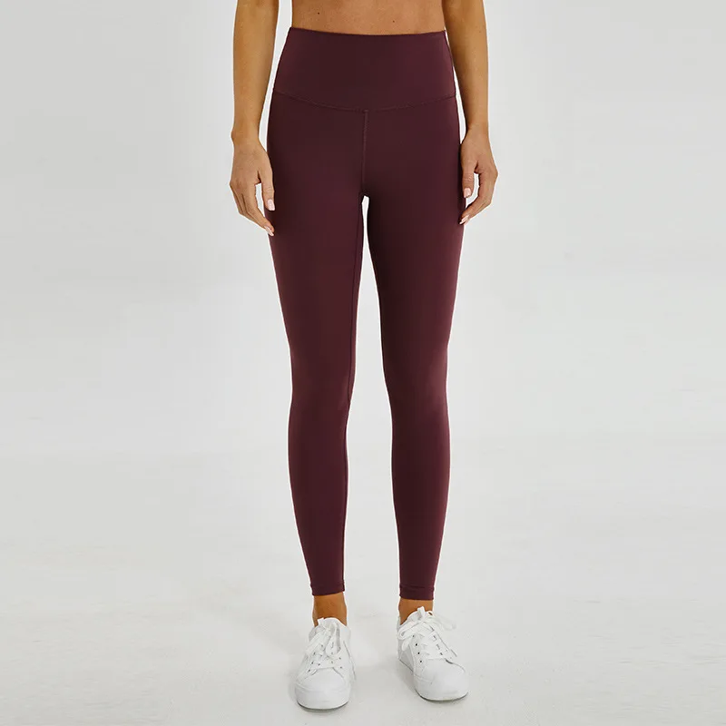
Wholesale High Quality Nylon Npandex Neon High Waist Breathable Fitness Leggings Sexy Yoga Pants With Pockets For Women 