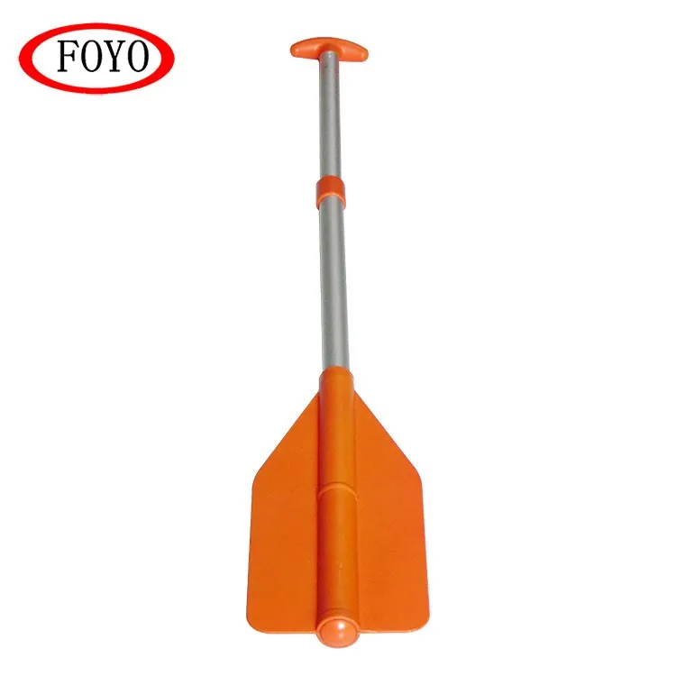FOYO Wholesale Aluminum telescoping marine boat paddle for sale Orange Quant Oars for Kayak