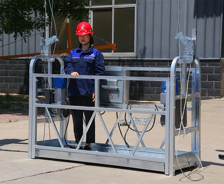 Hot Selling 6M ZLP630  Electric Cradle Gondola  Suspended Work Platforms With High Quality Motor