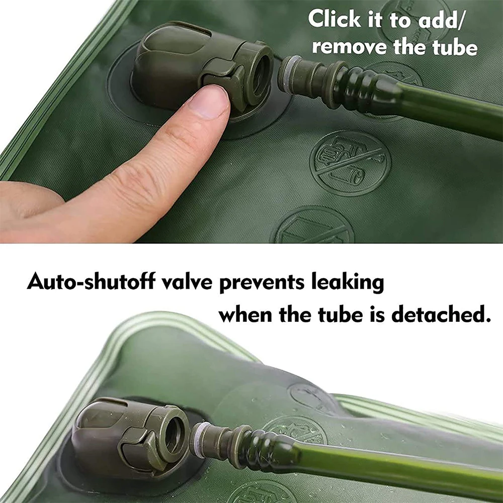 Portable PEVA/EVA/TPU 2L/2.5L/3L Tactical Water Reservoir Storage Hydration Pack Water Bladder Bag