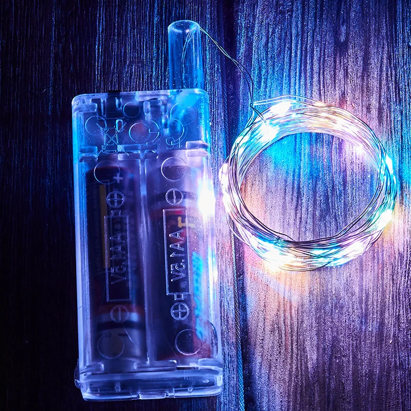 3M 5M 10M Led String Lights Waterproof Fairy Lights Battery Holiday lighting for Christmas Tree Wedding Party Decoration