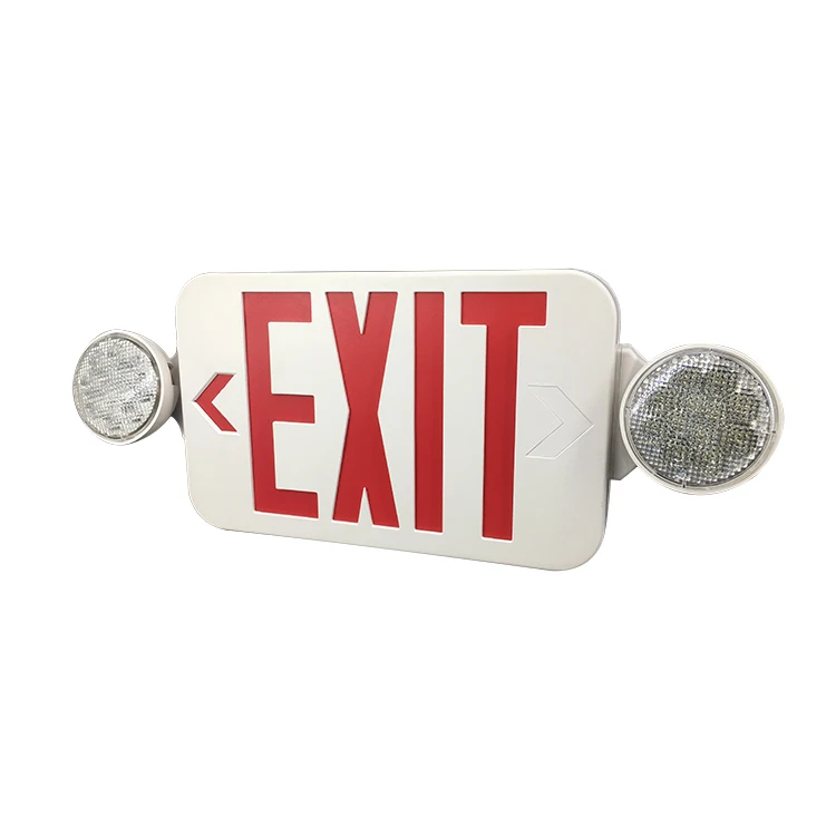 120V 277V 90 Mins Ni-Cd Battery 3.5W Power Waterproof  Led Lights Exit Sign Emergency Lighting For Corridor