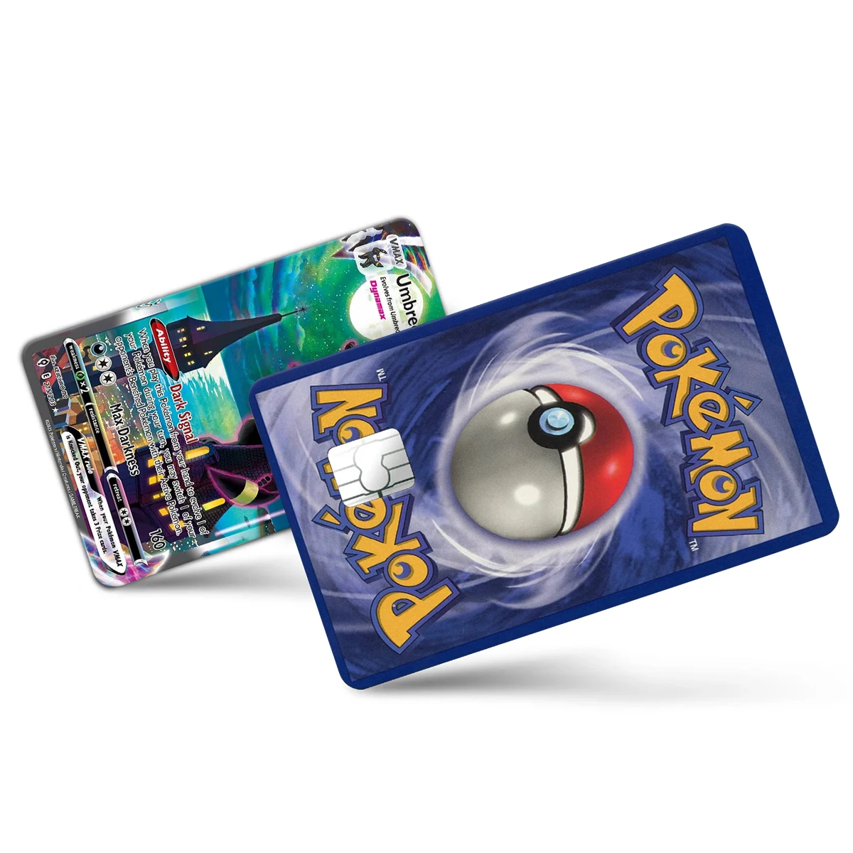 Free Design Custom Removeable ATM Pokemon Card Skin Stickers