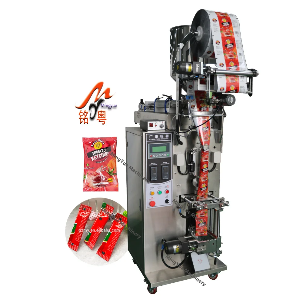 Automatic  Cream Jam Jelly Dates Syrup Chilli Bean Bbq Ketchup Caviar Fish Sauce Filling Packaging Machine Price
