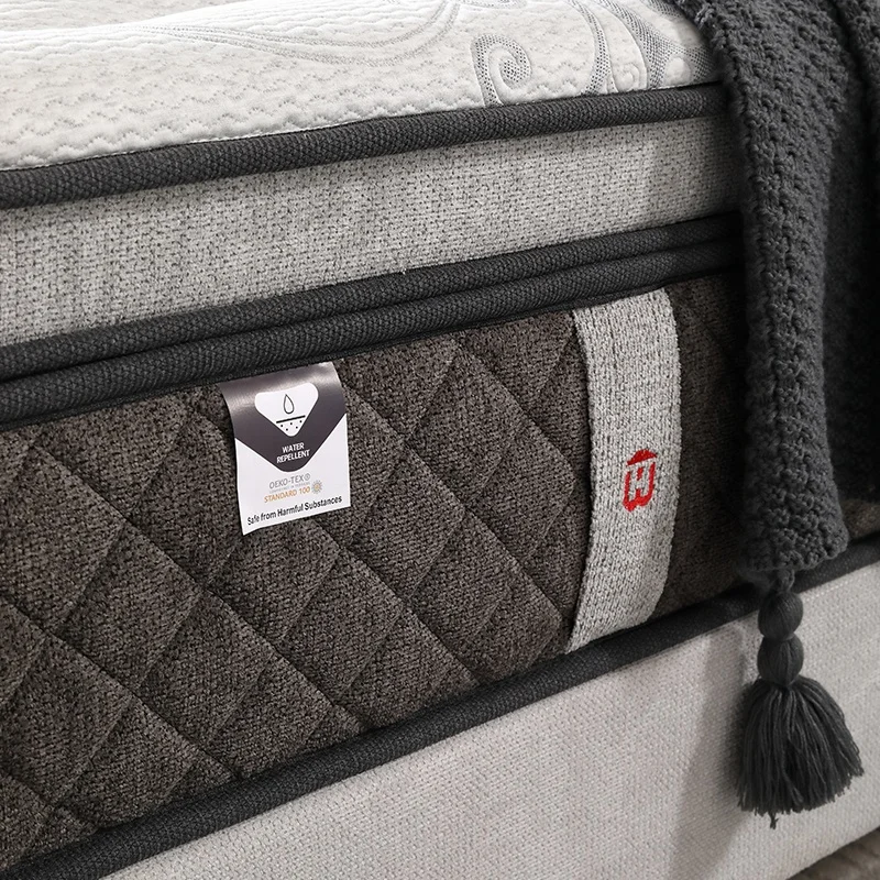 Hypo-allergenic orthopedic mattress king size colchones memory foam pocket spring