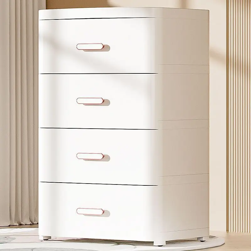Living Room Furniture Colorful Plastic Chest of Drawer Multi-function Storage Cabinet