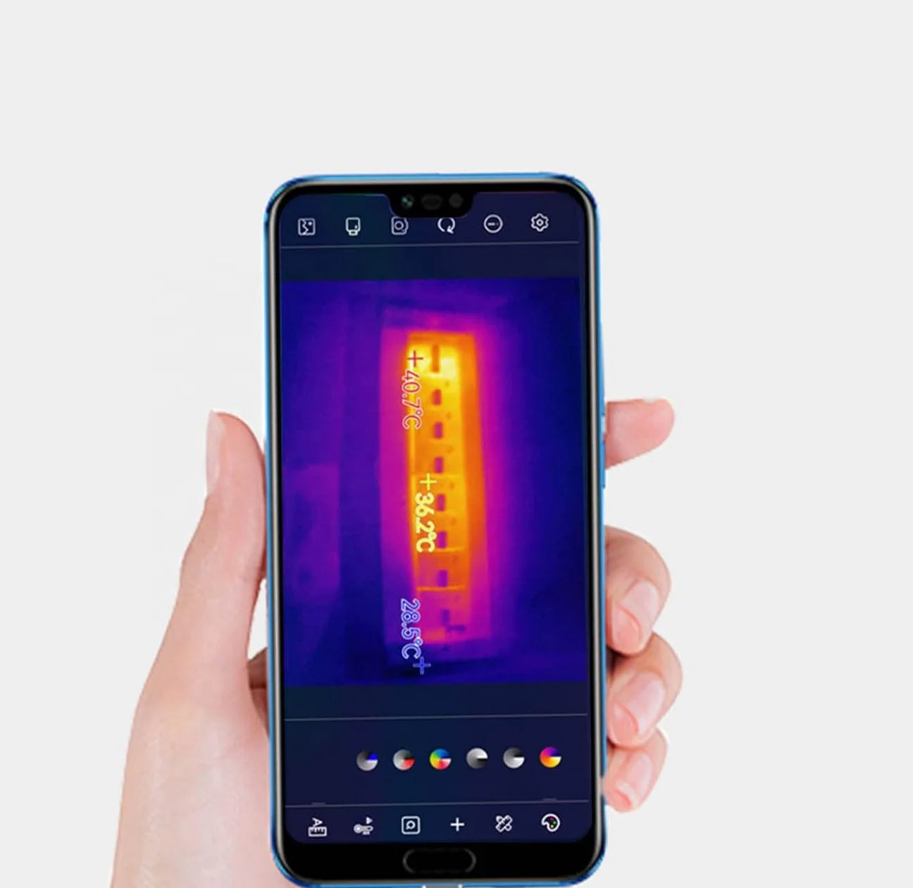 Hti HT-203U Mobile Camera thermal imager Infrared Optics Heat IR HD Thermal Imaging for iOS Smartphones