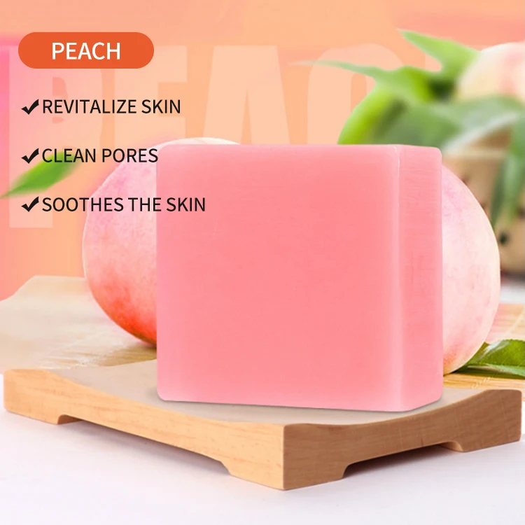 Собственная торговая марка ручной работы органическое натуральное растение персик алоэ вера Медовое молоко козье лицо мыло для ванны и