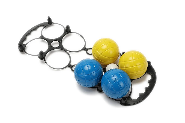 
WAFFLE GAMES Premium Water Filled Plastic Custom Color Boules De Bocce 