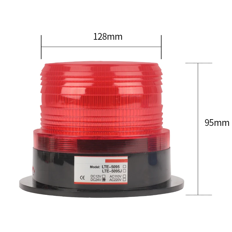 Warning Light 12V 24V Magnet Fixed Rotating Flash LED Alarm Light