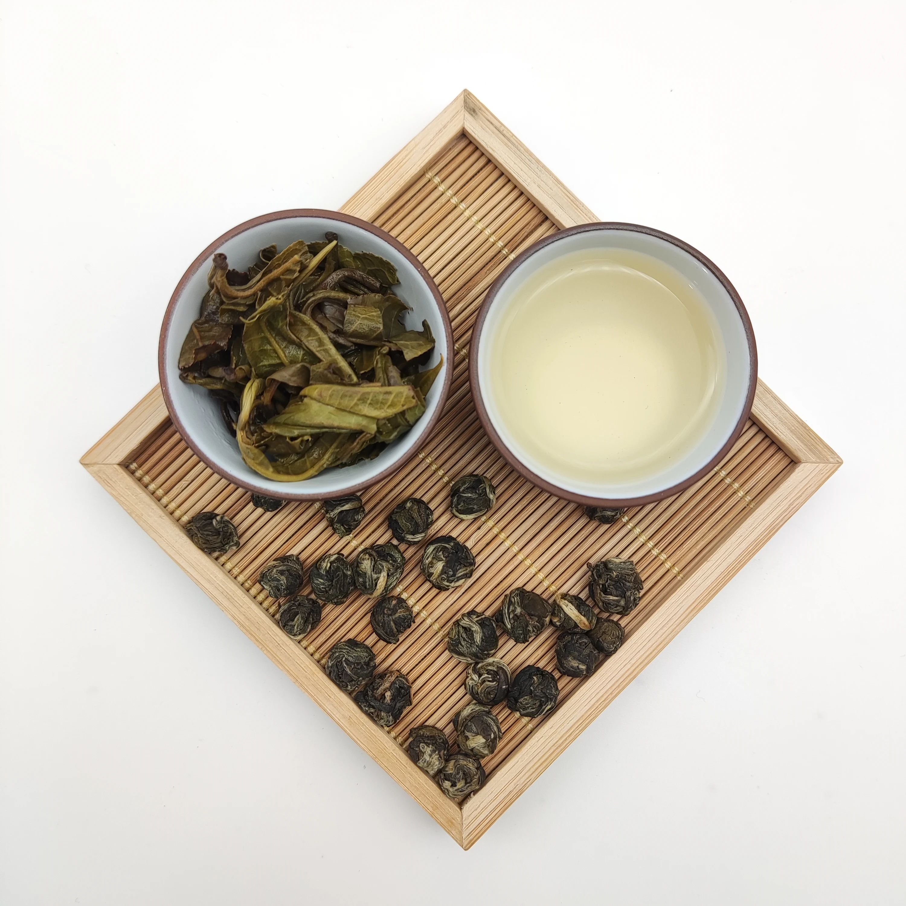 Prime High Demand Factory Direct Handmade Strong Aroma Bulk Wholesale Pure Natural EU Organic Jasmine Dragon Pearl Green Tea
