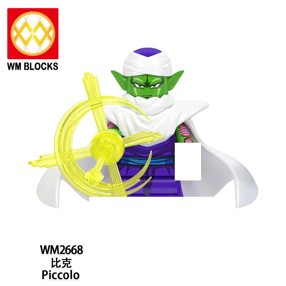 WM6177 WM6178 Dragon Goku Ball Vegeta Burdock Birusu Broli Buu Anime DIY Bricks Building Blocks Mini Action Figures Kids Toys