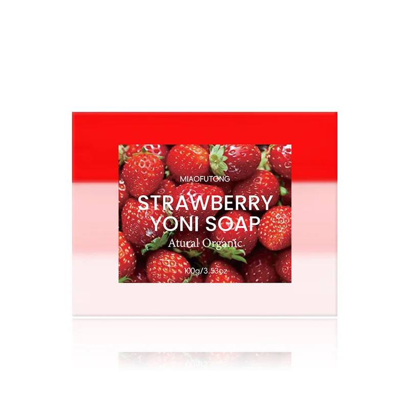 Custmozied Private Label Yoni Soap Bar Custom Logo Vaginal Cleaning Soap Scents Strawberry Yoni Soap Bulk
