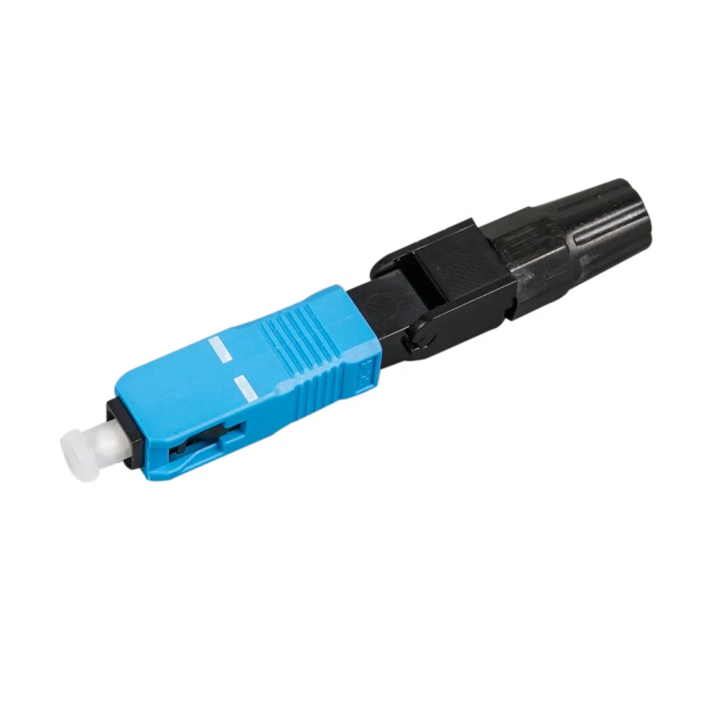 Mechanical SM Assembly equipment upc 0.9mm drop cable tool optical ftth sc quick SC/UPC Optic Fiber Fast Connector