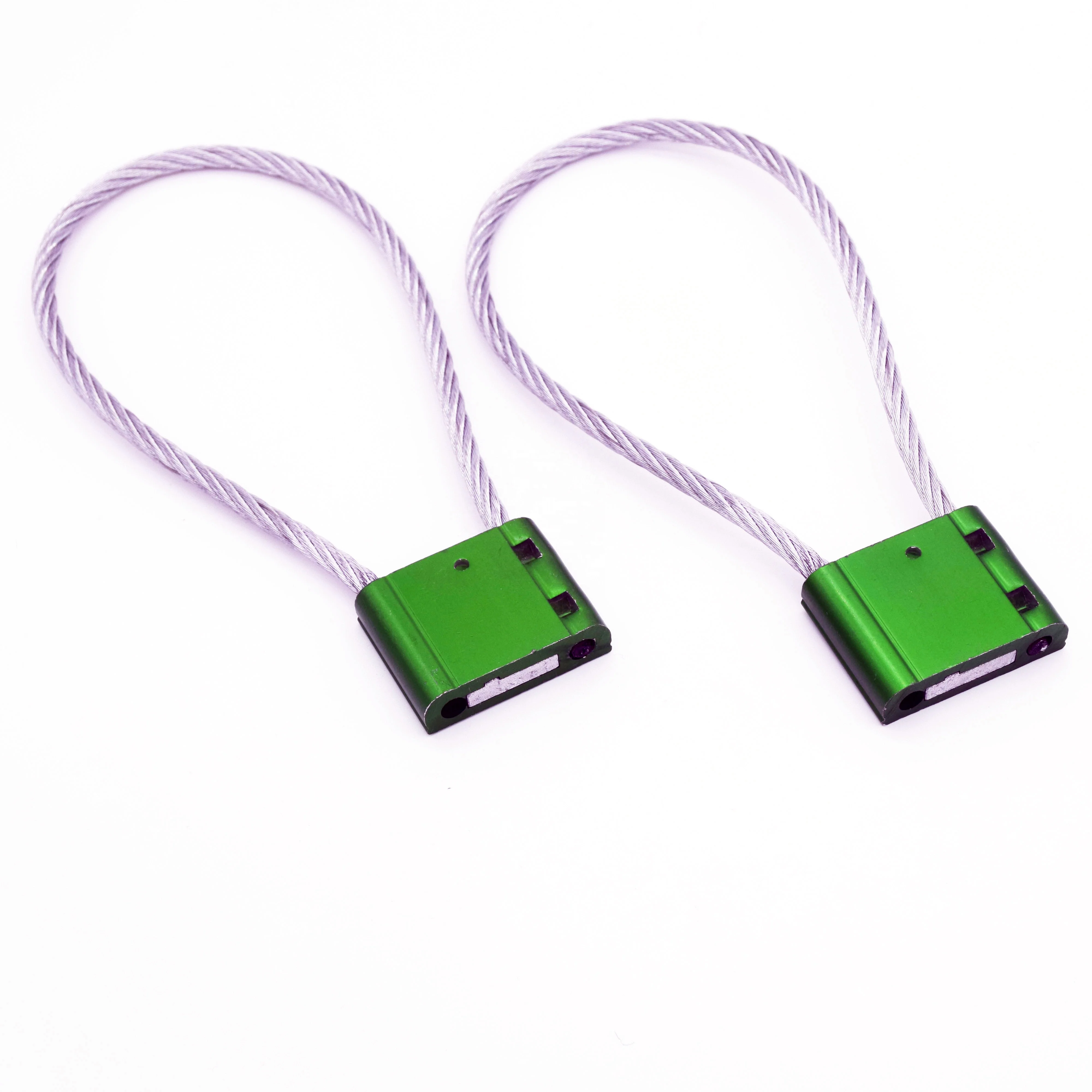 Galvanized wire cable lock seal Self-locking steel cable seal used in automobiles