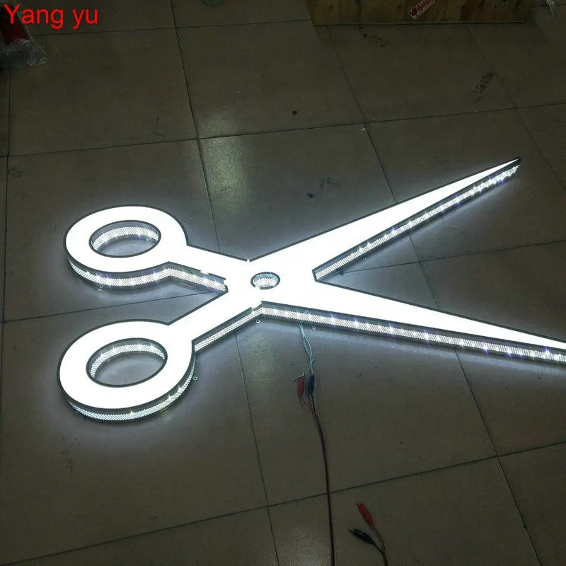 LED stainless steel frame 3D custom outdoor advertising acrylic face letter signs for company Logo hotel sign letter board