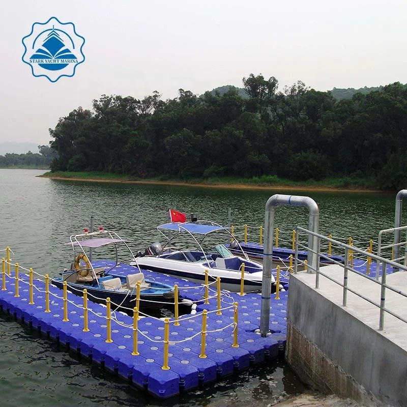 Floating platform floating bridge floating pool buoyant motor boat ship berth bridge plastic pontoon marine pontoon
