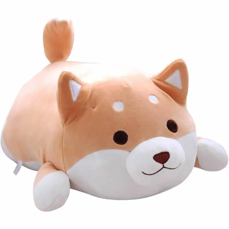 14Inch High Quality Shiba Inu Dog Plush Toy Super Soft Corgi Akita Stuffed Animals Doll Pillow