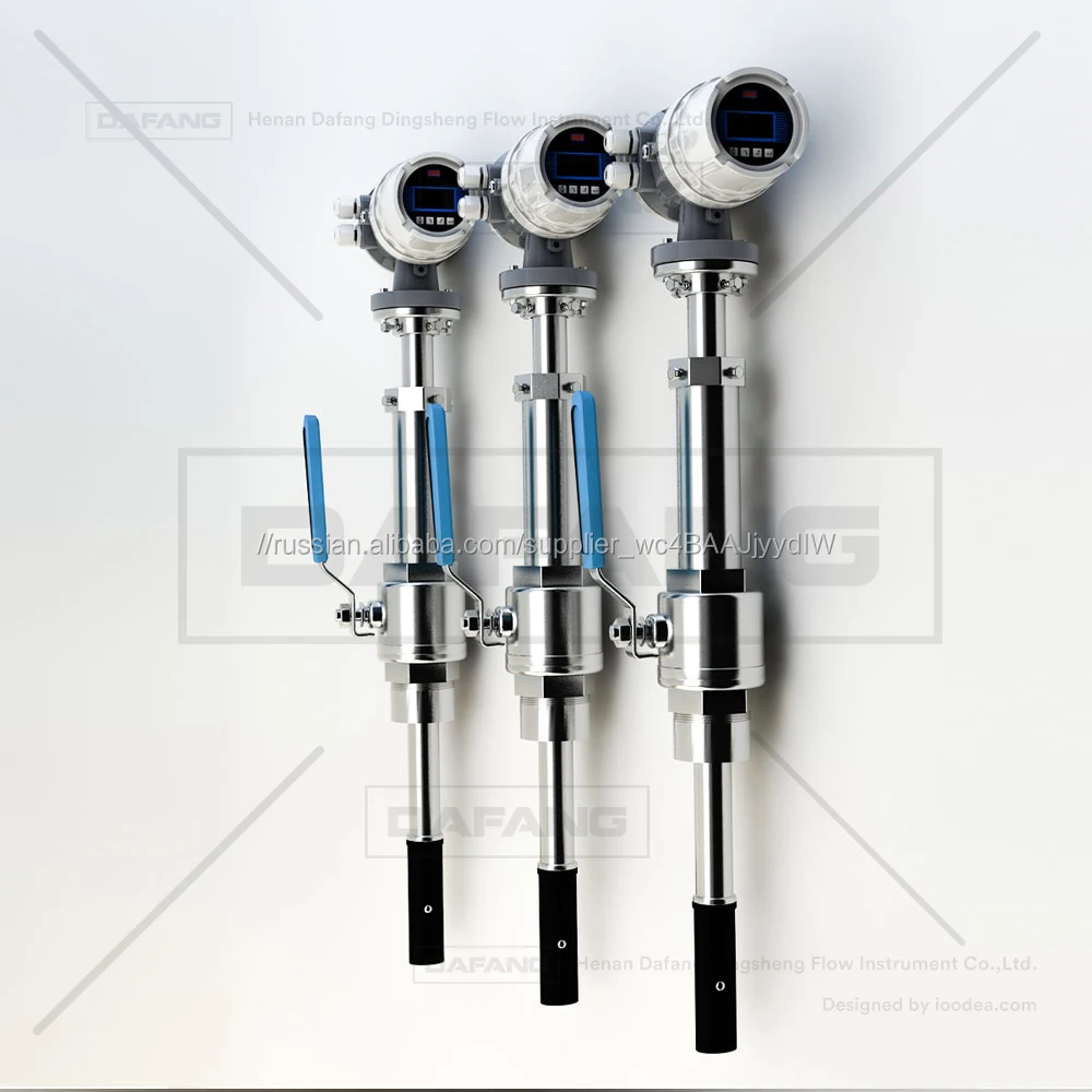 Тип вставки 8 дюймов PTFE расходомер сенсор цифровой электромагнитный расходомер для воды