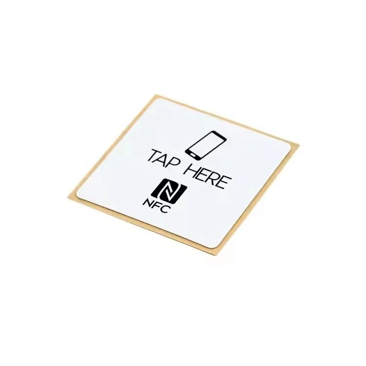 Заводская цена пользовательский размер и форма HF QR RFID наклейка