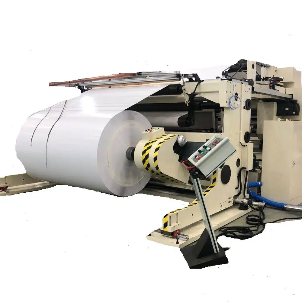 
Pressure sensitive paper label laminate PE,BOPP,PET PVC slitter machine 