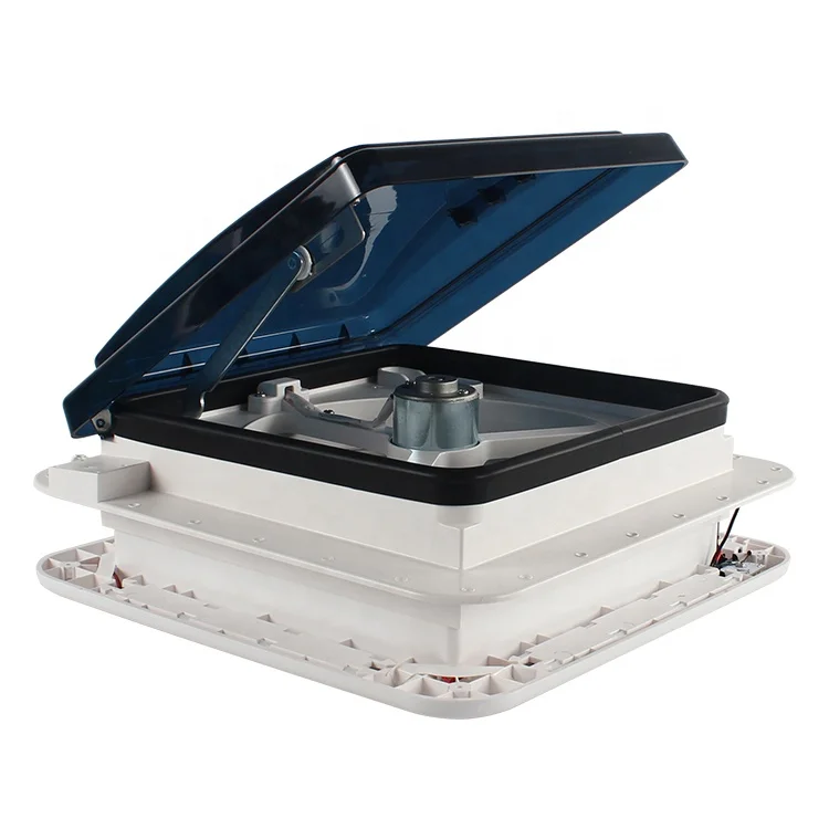 Topwellrv экономического 11 'DC 12V RV Кемпер вытяжной вентилятор с светодио дный светильник