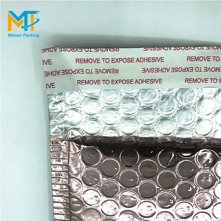 China suppliers cheap Rose gold Bubble envelope bag Outer aluminum foil luxury bubble bag