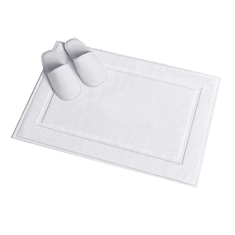 customized 100% cotton high quality bath mat hotel bath mat