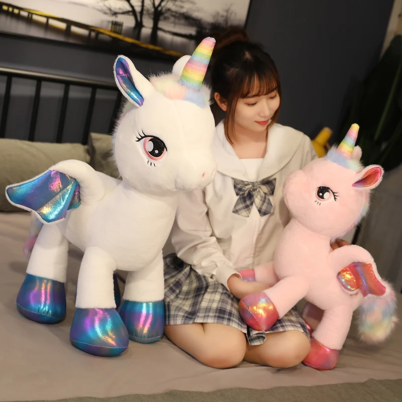 Rainbow Pegasus Unicorn doll plush toys stuffed animal horse