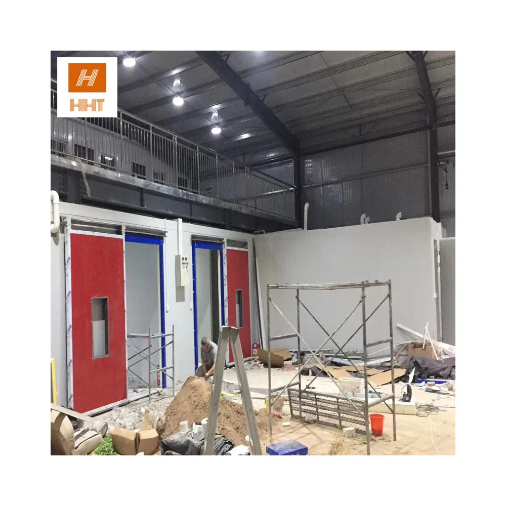 Cold storage single-open half buried door/hinged door