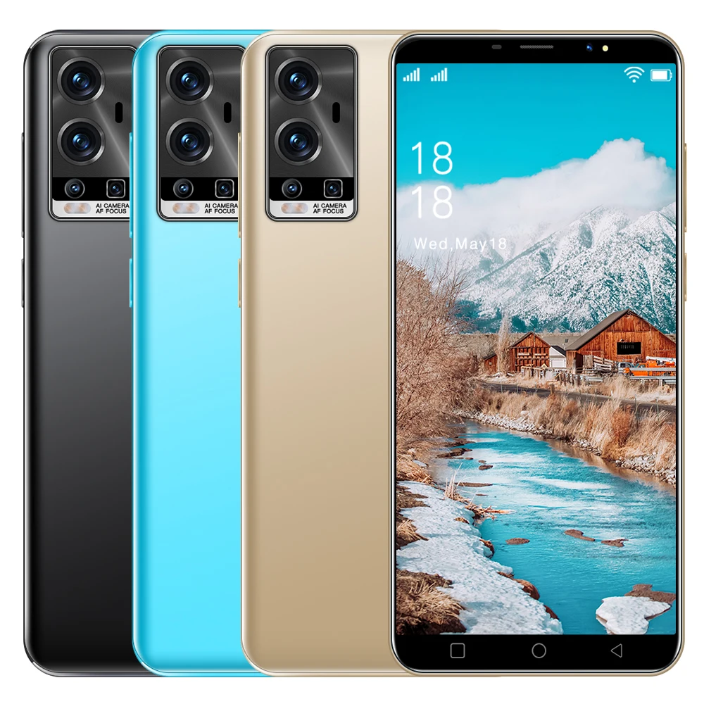 2022 New Factory A16E Android Smartphone 512GB 4G 5G Celulares LET Cellphone 4 Camera CellPhone Gaming Mobile Phone