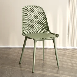 restaurant outdoor durable cafe pp chairs KD new design price modern colored pu cushion plastic dining chair without armrest