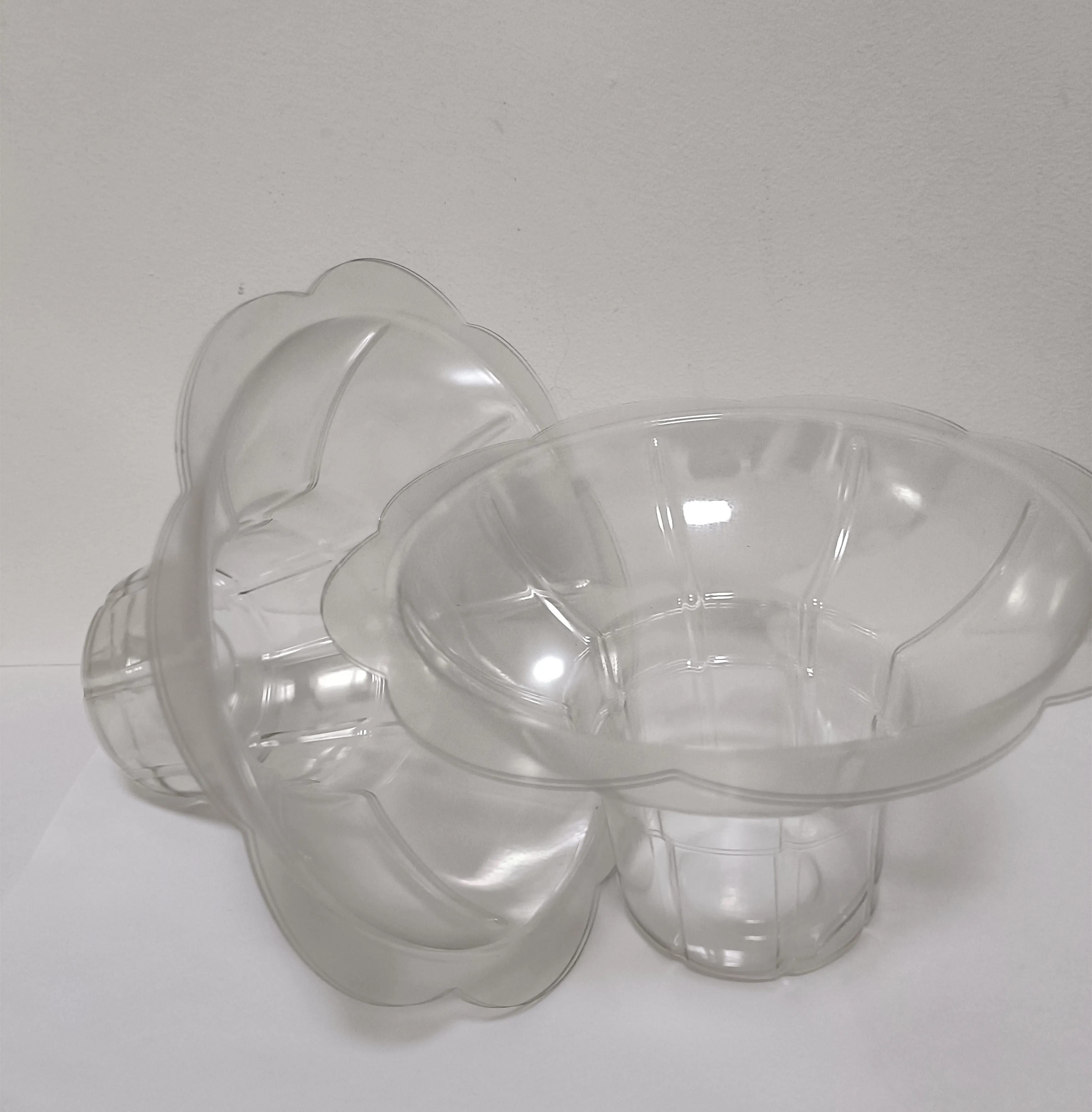 400 мл более толстые настенные прозрачные выбритые ледяные конусные Цветочные чашки