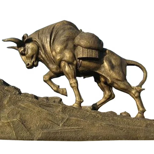 Bronze statue Life size bull sculpture Customized bronze bull