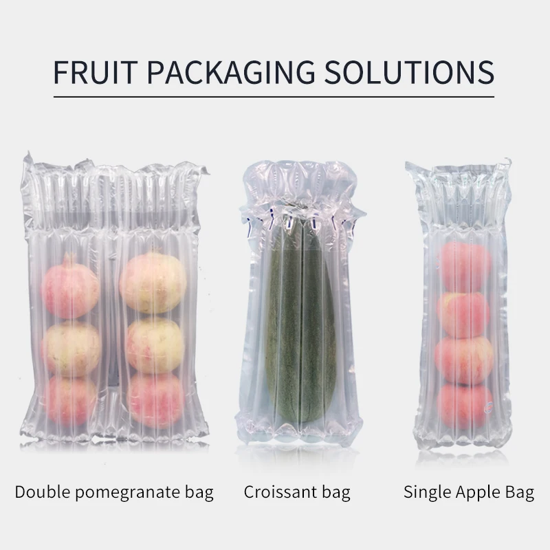 Factory Sales OEM Size and Shape Air Column Fruit Shock-Proof Column Logistics Express Transport Packing Plastic Air Bag