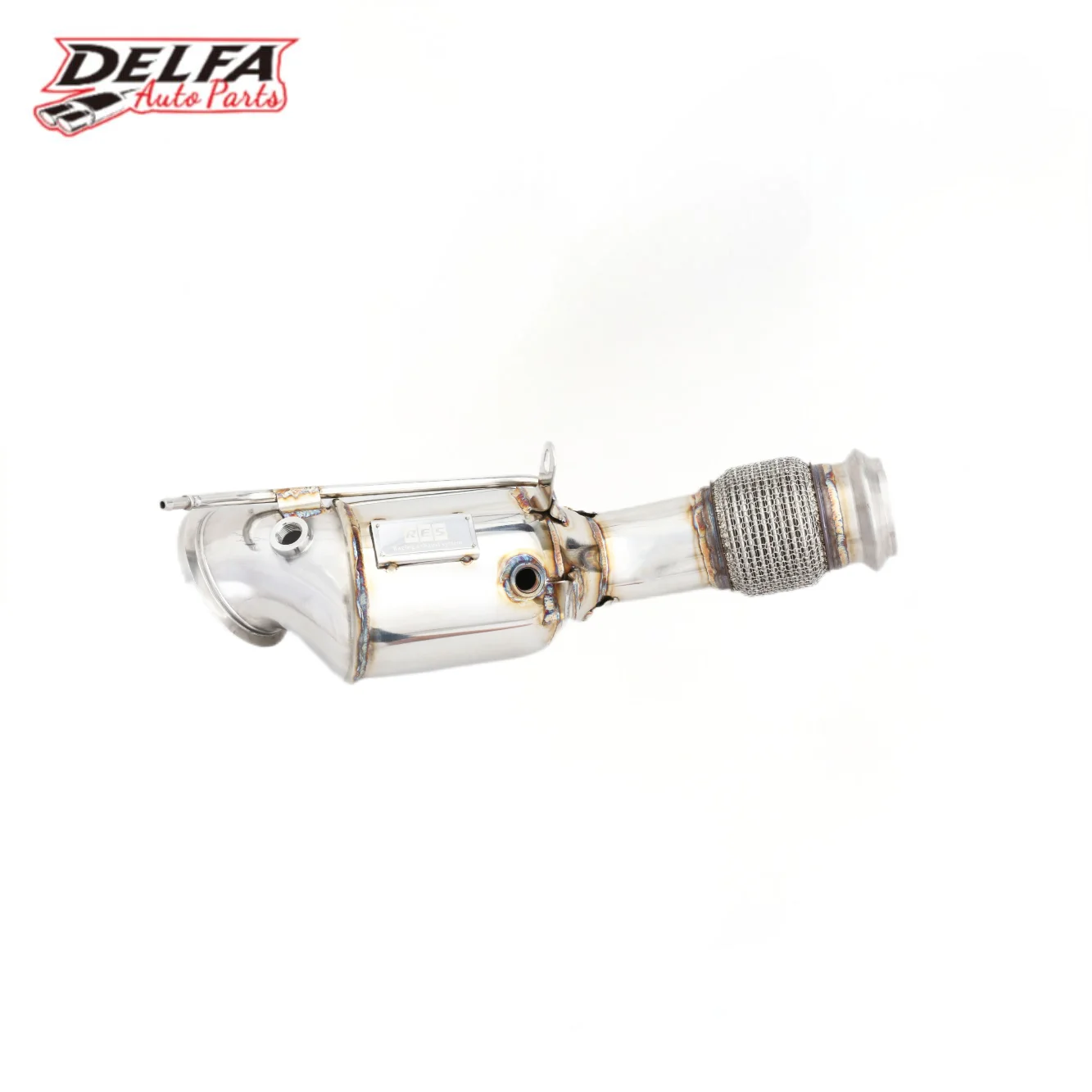 Delfa Factory Outlet EXHAUST PIPE Downpipe For BMW 540 G30/G38 3.0T 2017-2022 High flow catted Exhaust Downpipe