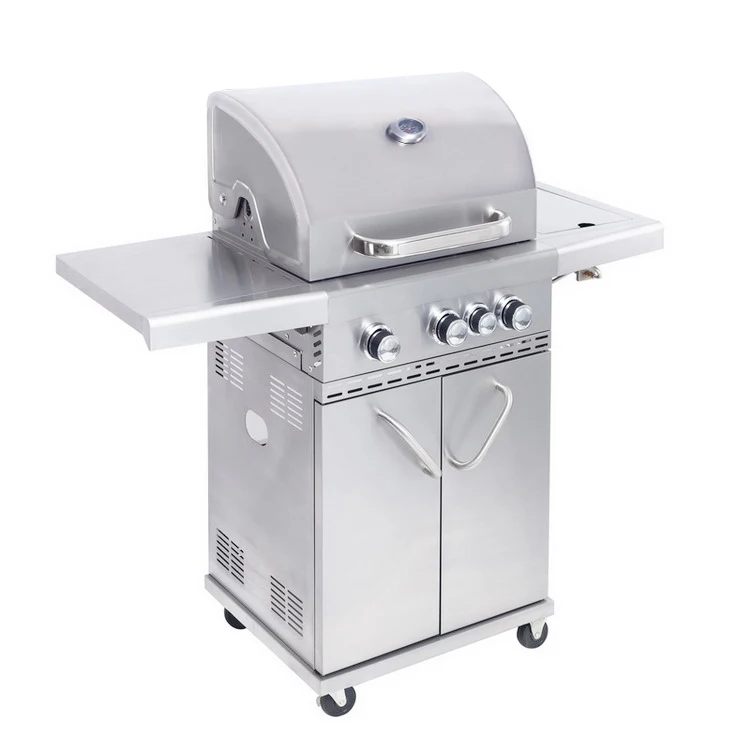 custom barbecue stove stainless steel 4 burner outdoor barbeque grill outdoor gas portable bbq gas grill