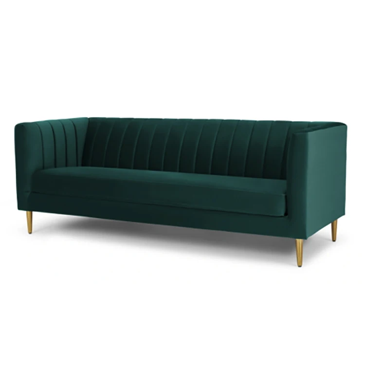 Foshan Factory Direct Living Room Sectionals Couch Modern Velvet Upholstered Sofas Futon Cover Fabric