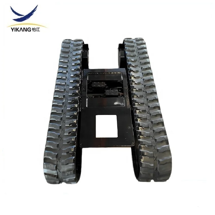 Factory custom compact retractable spider lift hydraulic crawler steel rubber tracked undercarriage chassis for aerial crane