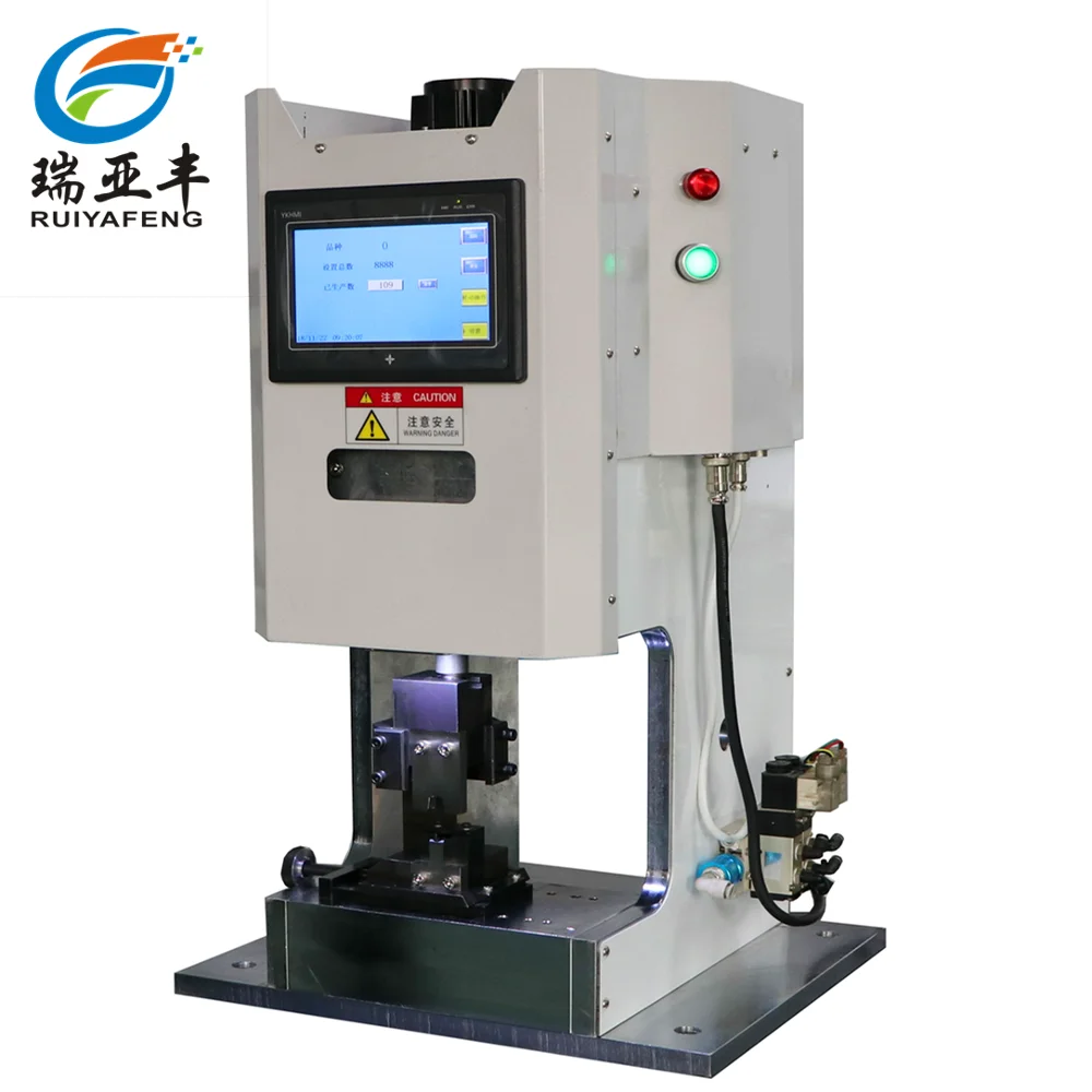 
Precise servo motor thick cable lugs hexagon terminal crimping press machine 
