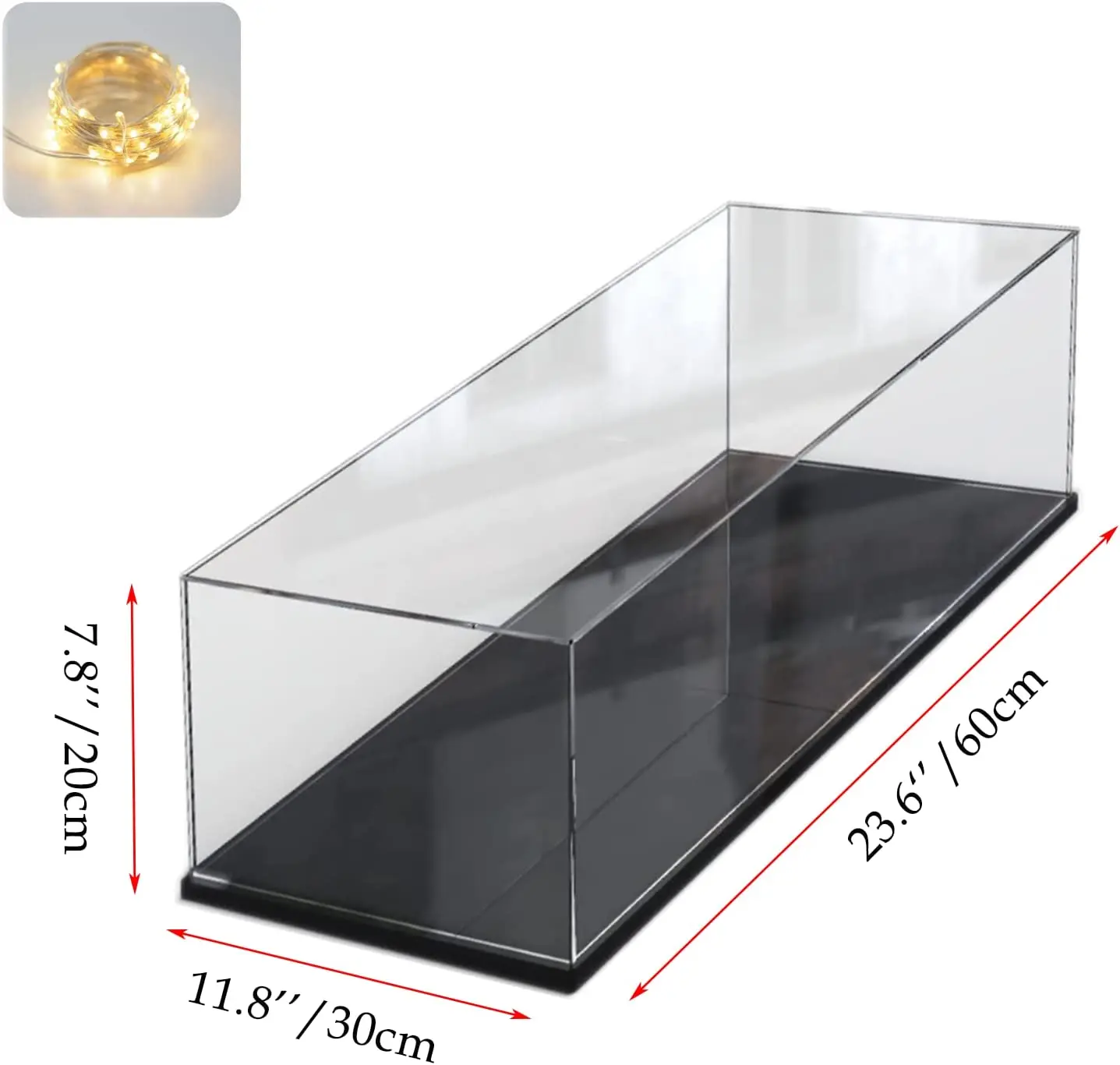 Clear Model Car Toy Doll Display Box Acrylic storage Box Assembled Cover Showcase For Car Model Toy