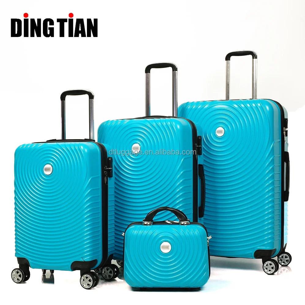 Factory Wholesale Luggage & Travel Bags ABS Hard Side  Trolley bag Suitcase Set Valises De Voyage With Small Bag