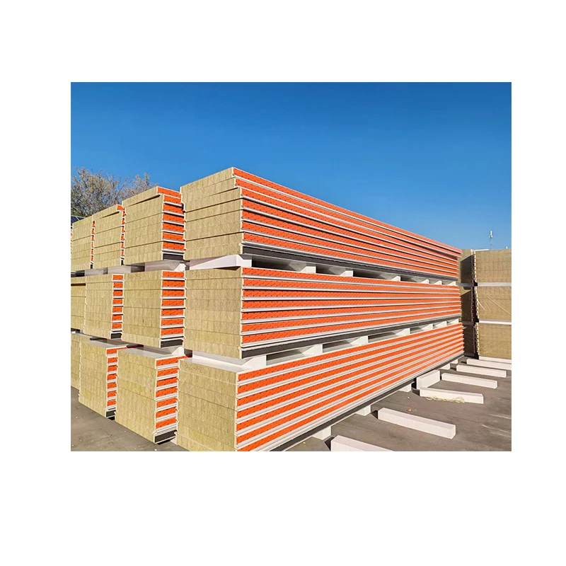 Insulated and fireproof  wall and roof materials PUR foam  polyurethane sandwich panels