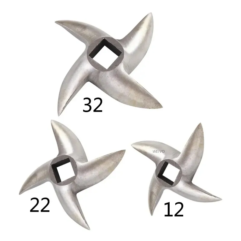 Size 32 Meat Mincer Spare Parts Meat Grinder Components Stainless Steel Knives And Plate