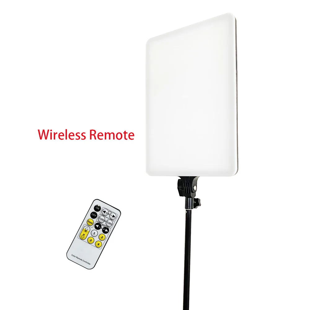19 inch Live Stream Taking Photos Flat Studio Video Lighting Photography LED Flat Light Film Shooting Studio Video Panel Lamp